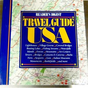 Reader's Digest Hardcover Travel Guide USA Maps Road Trip Destinations 432 pgs